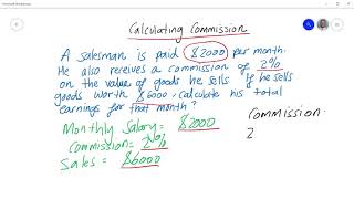 Calculating Commission