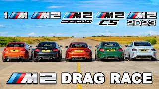BMW M2 Generations DRAG RACE