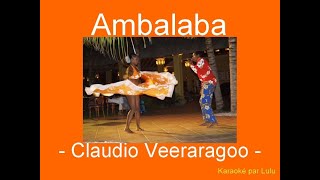 Karaoké Ambalaba Claudio Veeraragoo