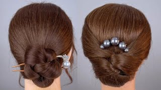 Step by Step French Bun Hairstyle | Simple and Easy for Girls | Hair Style Girl Simple And Easy