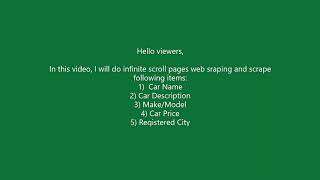 Python Scrapy - Scraping Infinite Scroll Pages