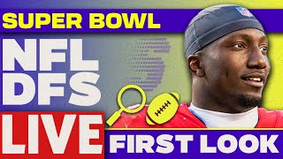 NFL DFS First Look Super Bowl 58 | NFL DFS Strategy