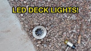 Biling Solar LED Deck Light Installation and Review