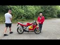 suzuki rgv250 vj22 barry sheene heron suzuki race replica 2 stroke flat out