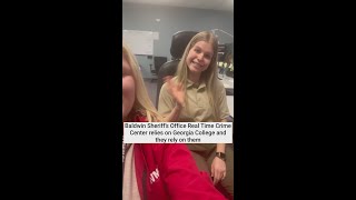 Baldwin County Sheriff’s Office relies on an Georgia College students to run The Real Time Crime Cen