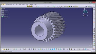 Engranaje helicoidal en CATIA V5 (Tutorial)