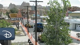 Building Cars Land Time-Lapse | Disney California Adventure Park