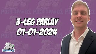 3-Leg Parlay For Monday 1/1/24 | College Football Picks