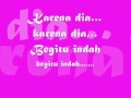 Gaby idol-begitu indah(lirik)