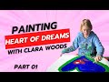 Painting Heart Of Dreams with Clara Woods -  the stroke survivor artist who speaks through her art