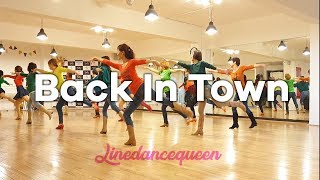 Back In Town Line Dance (Intermediate) Demo & Count