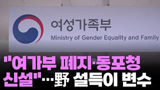 '여가부 폐지·동포청 신설' 정부조직 개편안 조만간 발표