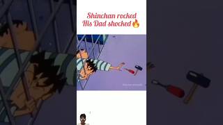 Shinchan rocked his dad shocked 😱