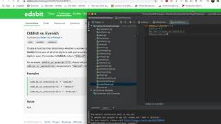 Python edabit Challenge : Oddish vs. Evenish