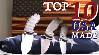 Top 10 BEST USA-Made EDC Pocket Knives