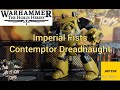 Warhammer The Horus Heresy Imperial Fists Contemptor Dreadnaught 1:18 scale action figure by JoyToy