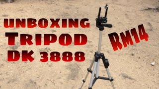 UNBOXING TRIPOD DK 3888✨ baru beli tapi...