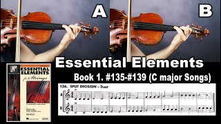 [Essential Elements Violin] Book 1. #135-#139