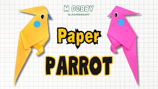 How to make a Paper Parrot - Quick & Easy Origami