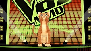 Cat sings «Roar» La Voz MMD | Blind Auditions