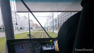 ZVV Tram Linie 10 Oerlikon Ost - Flughafen Ridealong [CAB]