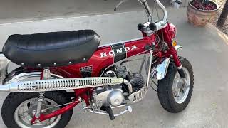 1971 Honda CT70 Cold Start