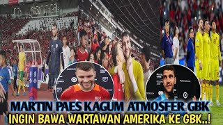 KAGUM DENGAN DUKUNGAN PENS INDONESIA, MARTIN PAES INGIN AJAK WARTAWAN AMERIKA KE GBK..!!