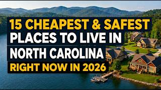 15 Cheapest AND Safest Places to Live in North Carolina in 2026 (Hidden Gems Revealed!)