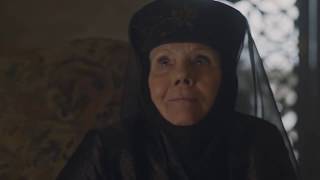 Lady Olenna Finally Reveals Who Killed Joffrey : game of thrones s7 ep 3
