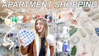 SHOPPING FOR MY NEW APARTMENT | trying to thrift aesthetic decor for my new spac