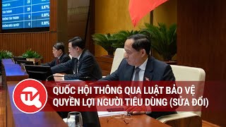 Quốc hội thông qua Luật Bảo vệ quyền lợi người tiêu dùng (sửa đổi) | Truyền hình Quốc hội Việt Nam