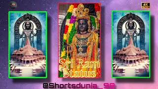 Sri Ram status 4k //Hum katha sunate//Kavita Krishnamurthy, Hemlata and Ravindra Jain.