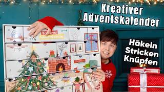 WIR PACKEN AUS  - Kreativ Adventskalender l | Häkeln, Stricken, Knüpfen| Verlosung| Spoiler