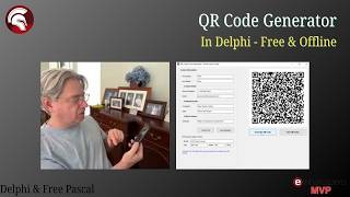 Delphi QR Code Generator — vCard 4.0, Offline, Zero Cost