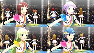 【ミリシタ】UNION!! 13人ライブ　4K（2160P)【MV】４画面Ver