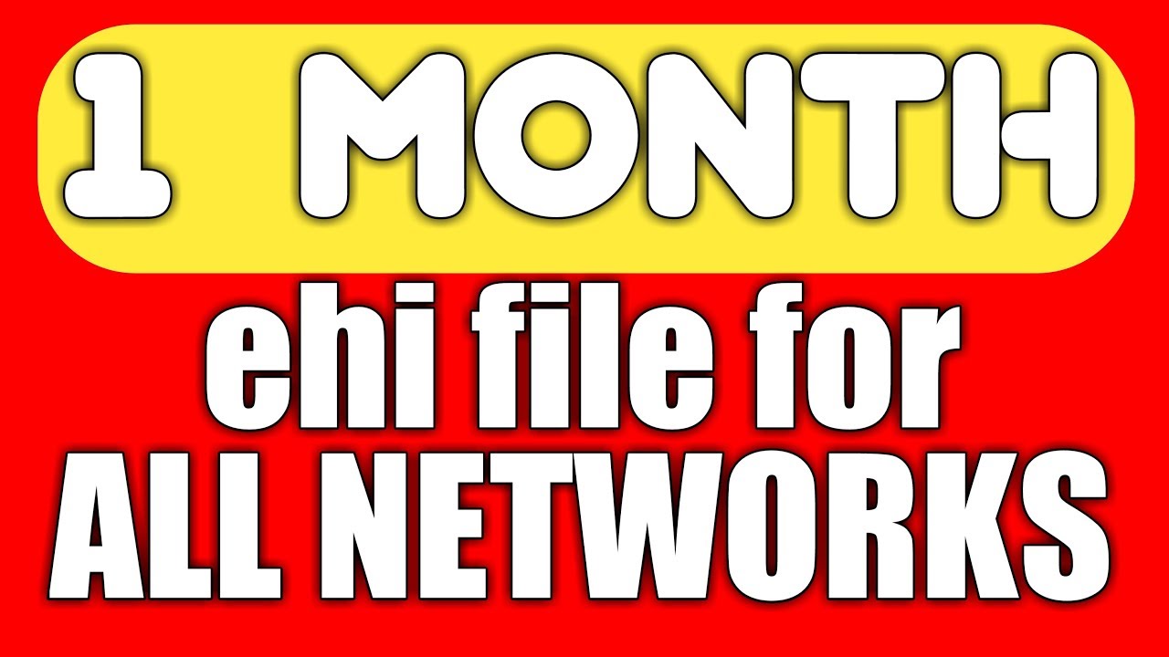 Http Injector 1 Month Ehi File For All Networks Youtube Http Injector 1 Month Ehi File For All Networks Youtube