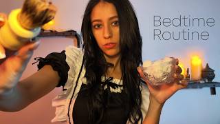 ASMR Inaudible Maid | Bed time routine