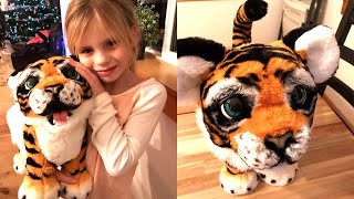 FurReal Roarin Tyler, the Playful Tiger Toy Review - Peter and Lara’s Toys