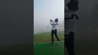 이번엔 포그샷! 암것도 안보이는데 그냥치래! 전반 내동 이러고 침,빡침! 젠스필드CC #golf #골프