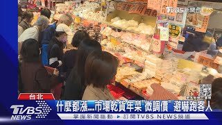 南門市場辦年貨! 150萬預算發折扣 一天最多折600塊錢｜TVBS新聞 @TVBSNEWS01