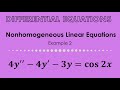 Nonhomogeneous Linear Differential Equations. Example 2.