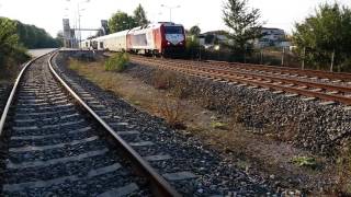 OSE ADTRANZ DE 2000 train 885 leaving karditsa station