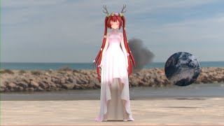 blender渲染 【MMD】 ┃ 东方栀子 渲染测试