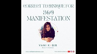 Correct technique for 369 manifestation | Vanikabir | Vanikabir Multiverse | #shorts