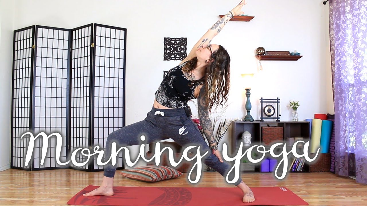 Morning Energizing Yoga Sequence - Full Body 20 Minute Revitalizing ...