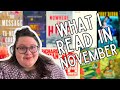 A Quick November Reading Wrap Up