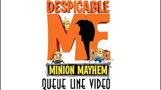 【USJ BGM】ミニオン・ハチャメチャ・ライド 待ち列映像／Despicable Me Minion Mayhem Queue Line Video