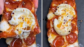 Air Fried Bee Sting Pizza Toast