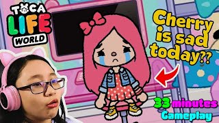 Cherry is SAD, SAD, SAD!!! 😭 - Let's Play Toca Life World!!!
