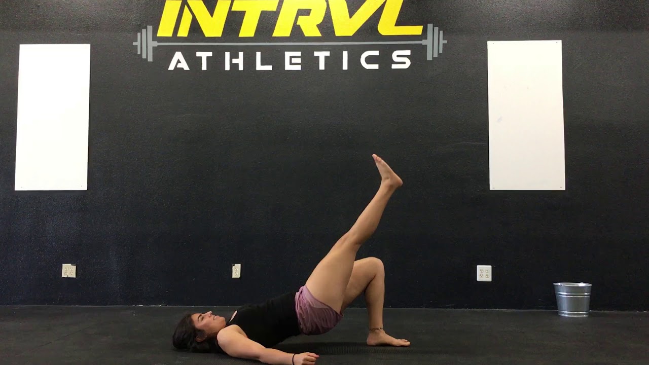 Single Leg Glute Bridge - YouTube